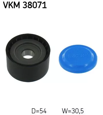 Deflection/Guide Pulley, V-ribbed belt