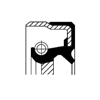 CORTECO Shaft Seal, differential (01027755)