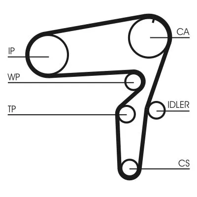 CONTINENTAL CTAM Water Pump & Timing Belt Kit (CT1105WP2)
