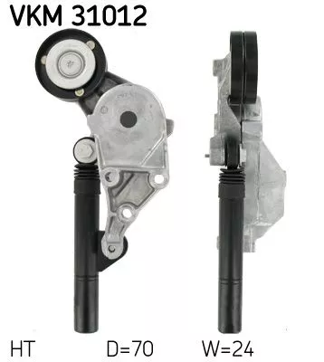 SKF Belt Tensioner, V-ribbed belt (VKM31012)