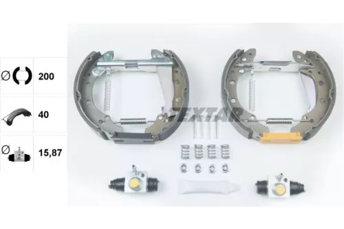 TEXTAR Brake Shoe Set (84044708)