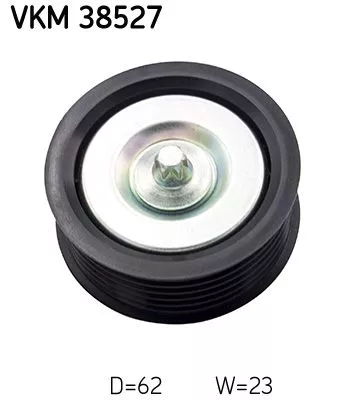 SKF Deflection/Guide Pulley, V-ribbed belt (VKM38527)