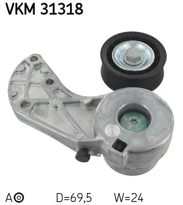 Belt Tensioner, V-ribbed belt