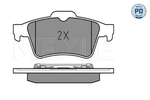 MEYLE Brake Pad Set, disc brake (0252348216/PD)