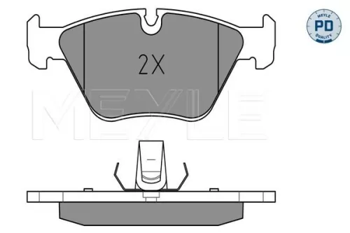 MEYLE Brake Pad Set, disc brake (0252318320/PD)
