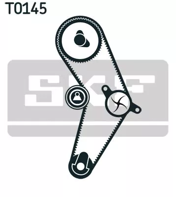 SKF Water Pump & Timing Belt Kit (VKMC02206-2)