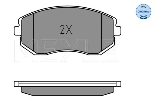 MEYLE Brake Pad Set, disc brake (0252386517/W)