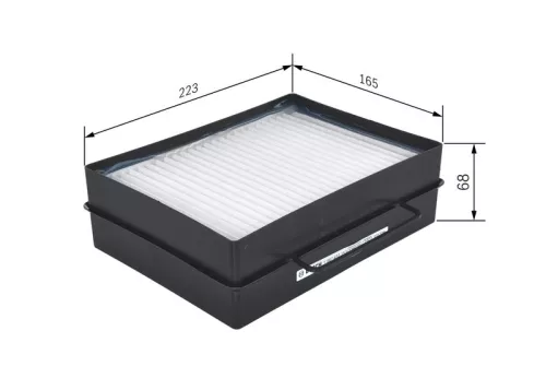 BOSCH Filter, cabin air (1987432153)