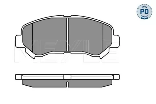 MEYLE Brake Pad Set, disc brake (0252463217/PD)
