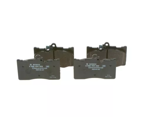 BOSCH Brake Pad Set, disc brake (0986494252)