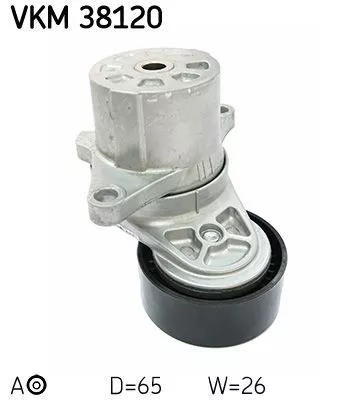 SKF Belt Tensioner, V-ribbed belt (VKM38120)