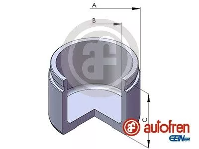 Piston, brake caliper