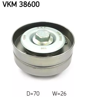 Deflection/Guide Pulley, V-ribbed belt