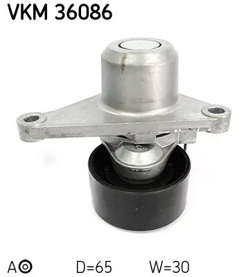 SKF Belt Tensioner, V-ribbed belt (VKM36086)