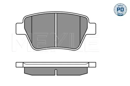 MEYLE Brake Pad Set, disc brake (0252456317/PD)
