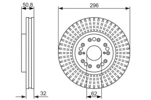 BOSCH Brake Disc (0986479485)
