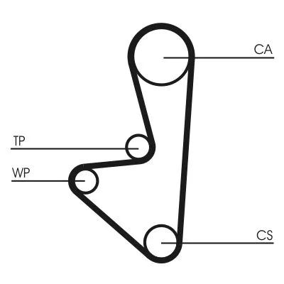 CONTINENTAL CTAM Water Pump & Timing Belt Kit (CT1066WP1)