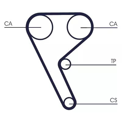 CONTINENTAL CTAM Timing Belt (CT1157)