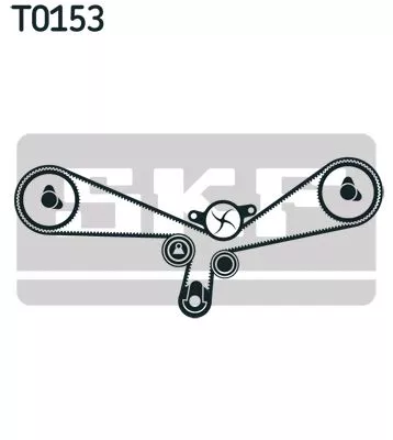 SKF Water Pump & Timing Belt Kit (VKMC01903-1)