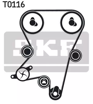 SKF Water Pump & Timing Belt Kit (VKMC05222)