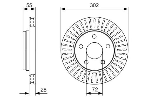 BOSCH Brake Disc (0986479C38)