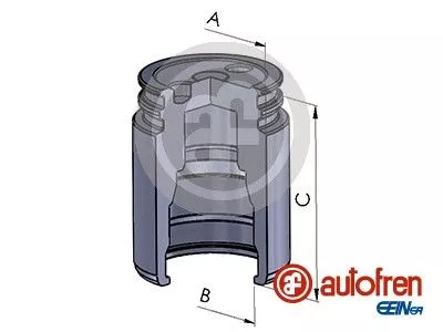 Piston, brake caliper