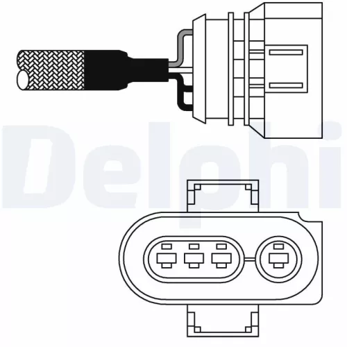 DELPHI Oxygen Sensor (ES10987-12B1)