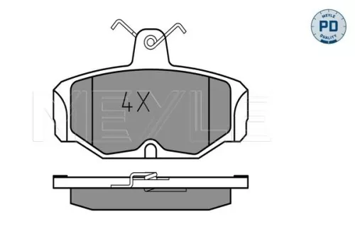 MEYLE Brake Pad Set, disc brake (0252098113/PD)