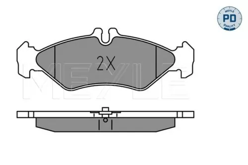 MEYLE Brake Pad Set, disc brake (0252162117/PD)