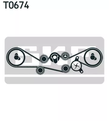 SKF Timing Belt Kit (VKMA98110)