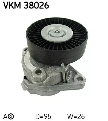 SKF Belt Tensioner, V-ribbed belt (VKM38026)