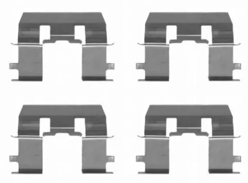 TEXTAR Accessory Kit, disc brake pad (82061300)