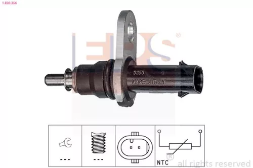 Sensor, coolant temperature