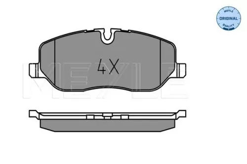 MEYLE Brake Pad Set, disc brake (0252419118)