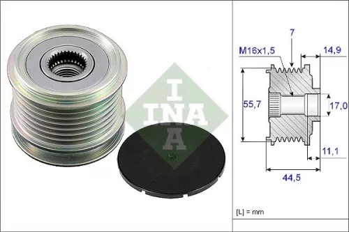 Alternator Freewheel Clutch
