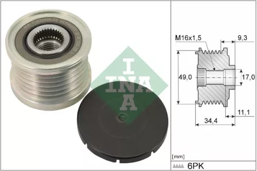 Alternator Freewheel Clutch