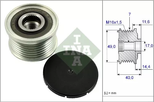 Alternator Freewheel Clutch