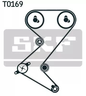 SKF Water Pump & Timing Belt Kit (VKMC03235)