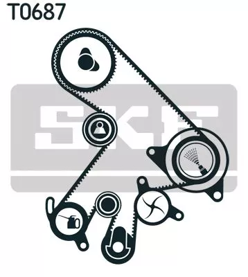 SKF Water Pump & Timing Belt Kit (VKMC91720)