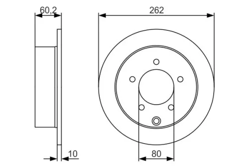 BOSCH Brake Disc (0986479A41)