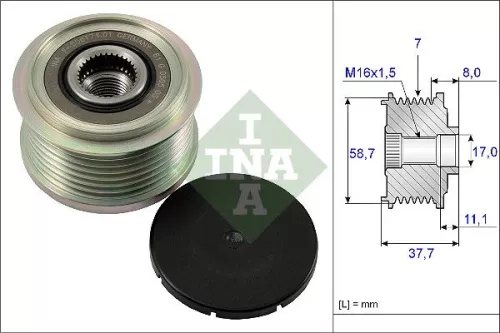 Alternator Freewheel Clutch