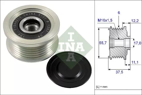 Alternator Freewheel Clutch