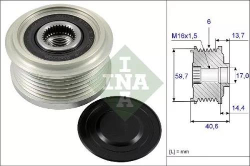 Alternator Freewheel Clutch