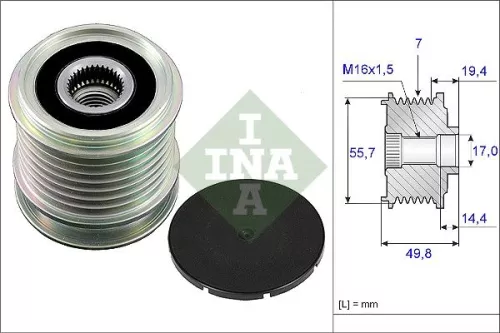 Alternator Freewheel Clutch