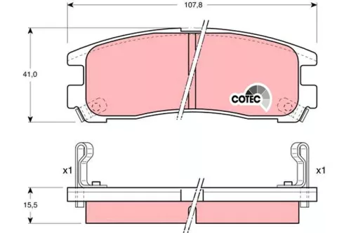 Brake Pad Set, disc brake