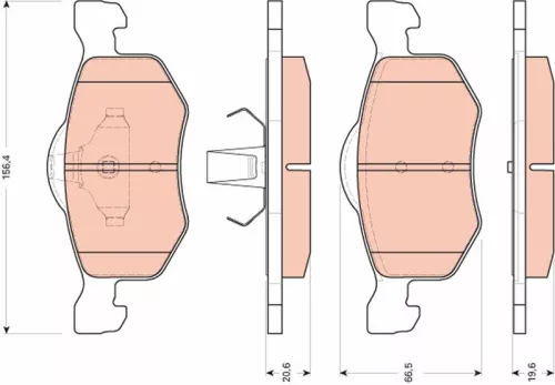 Brake Pad Set, disc brake