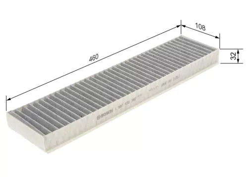 BOSCH Filter, cabin air (1987432382)