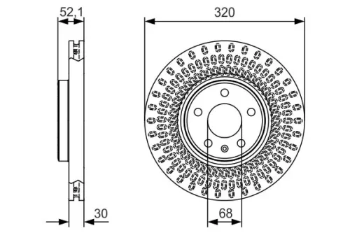 BOSCH Brake Disc (0986479C49)