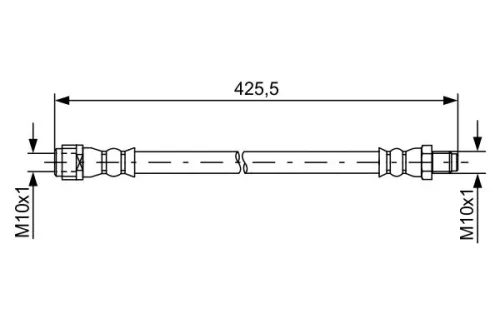 BOSCH Brake Hose (1987481610)