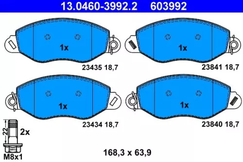 Brake Pad Set, disc brake